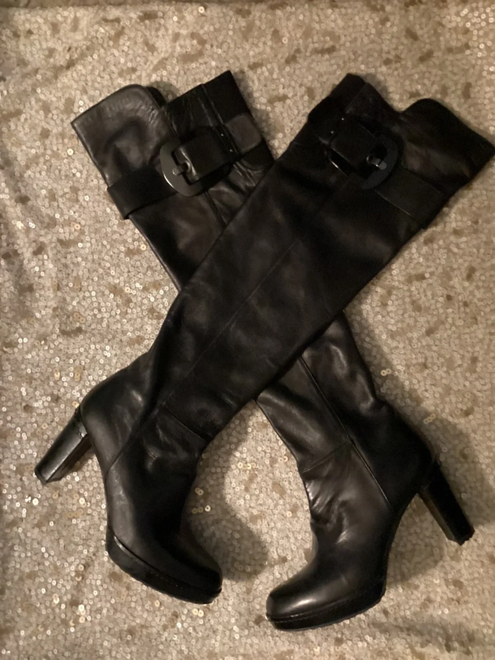 Stuart Weitzman over the knee leather boots